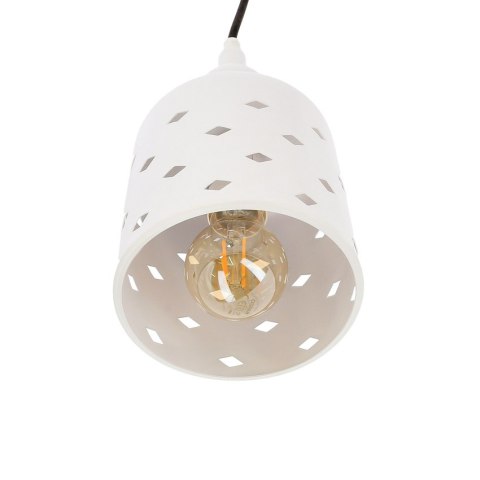 LAMPA SUFITOWA WISZĄCA CANDELLUX HAMP 31-51905 E27 BIAŁY