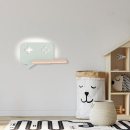 Lampka kinkiet LED 5W Console Kids Miętowy 21-84453