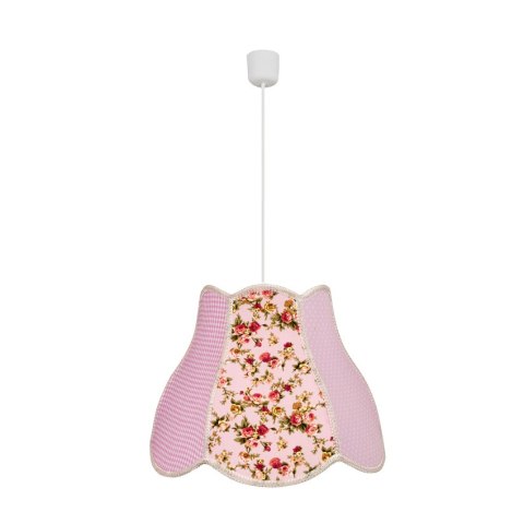 LAMPA SUFITOWA WISZĄCA CANDELLUX ZUZA 31-96961 E27 RÓŻOWY