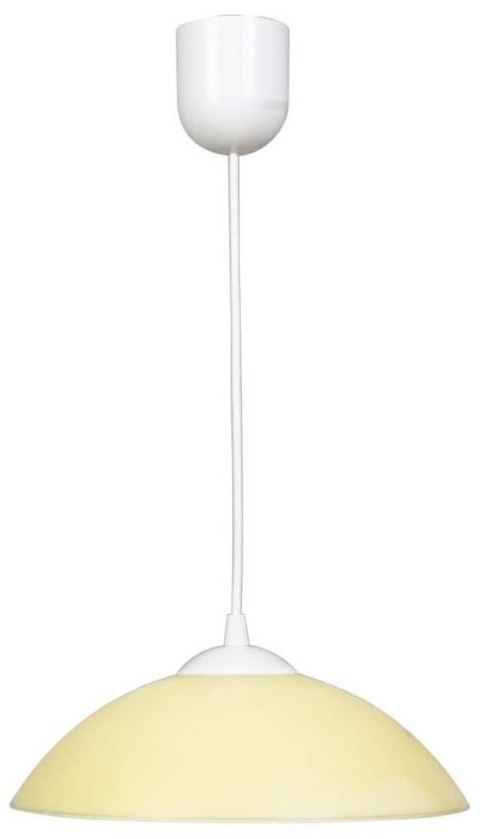 Lampa wisząca żółta szklana Fino 31-67367