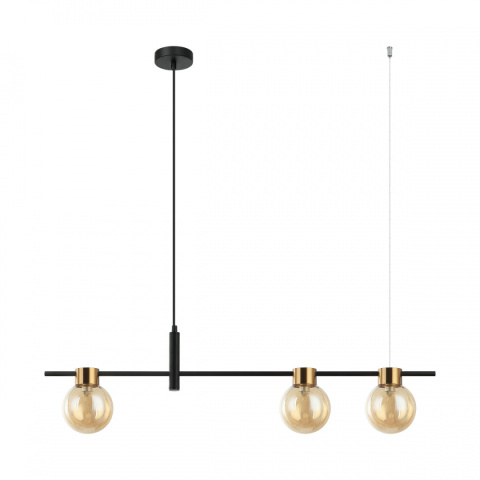 Lampa wisząca BLETTER PND-5225-3-BK-AMB