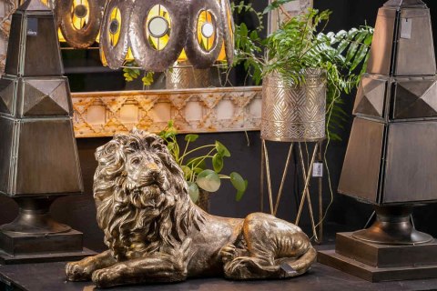 Lew złoty rzeźba-dekoracja_Aluro