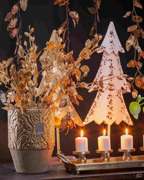 Roślina sztuczna - owoce głogu złote_Aluro