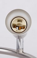 LAMPA SUFITOWA CANDELLUX ARC 98-63304 SPIRALA E14 SATYNA NIKIEL