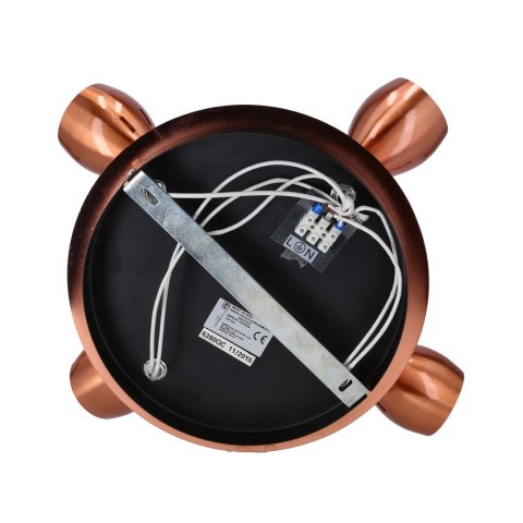 LAMPA SUFITOWA CANDELLUX CROSS 98-34878 PLAFON GU10 MIEDZIANY