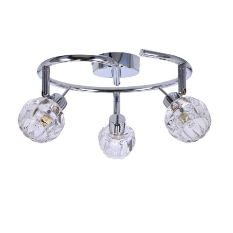 LAMPA SUFITOWA PLAFON CHROM CANDELLUX BOMBOLA 98-70326