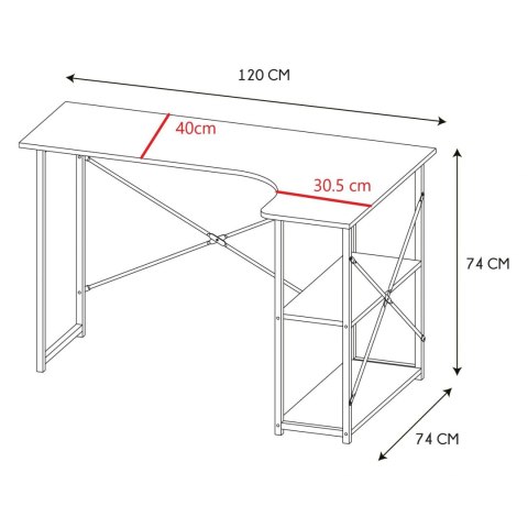 Biurko narożne Stand