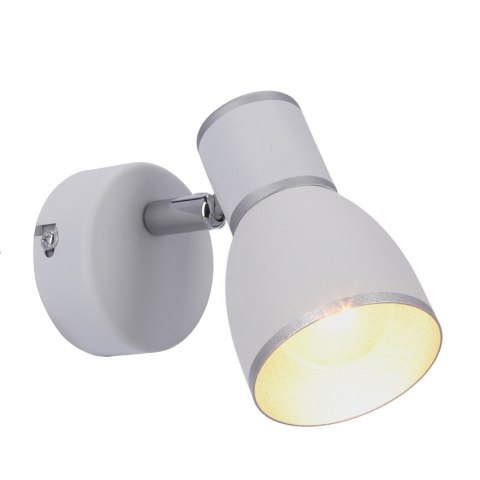 LAMPA ŚCIENNA KINKIET CANDELLUX FIDO 91-63366 E14 BIAŁY+CHROM