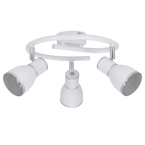 LAMPA SUFITOWA CANDELLUX FIDO 98-63380 SPIRALA E14 BIAŁY+CHROM