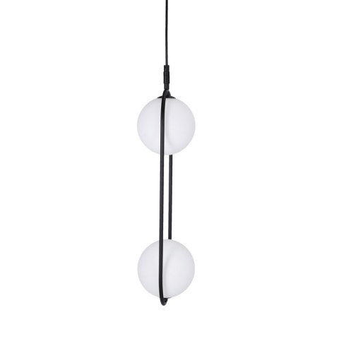 Lampa wisząca podwójna kulka sufitowa mosiądz 2xG9 Cordel 32-73464