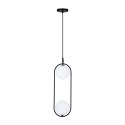 Lampa wisząca podwójna kulka sufitowa mosiądz 2xG9 Cordel 32-73464