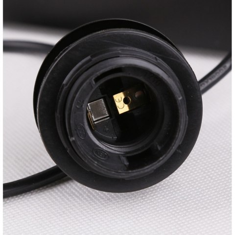 Lampa wisząca szklana czarno/brązowa 2xE27 Aspa 32-00590