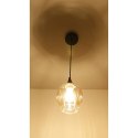 Lampa wisząca szklana czarno/brązowa Aspa 31-00583