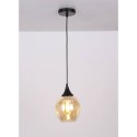 Lampa wisząca szklana czarno/brązowa Aspa 31-00583