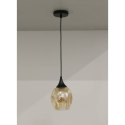 Lampa wisząca szklana czarno/brązowa Aspa 31-00583