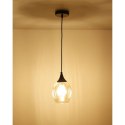 Lampa wisząca szklana czarno/brązowa Aspa 31-00583