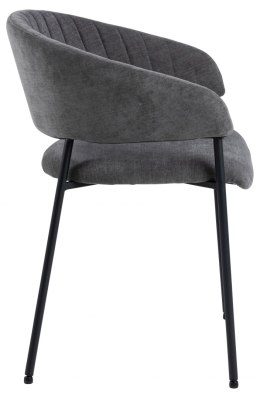 Krzesło Ann szare/czarne