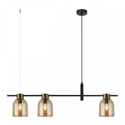 Lampa wisząca SERVIO PND-66892-3-BK-AMB