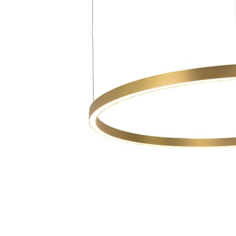 Midway lampa wisząca duża złota LP-033/1P L GD