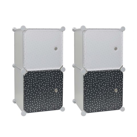 Modularny regał Cubes 2 do pokoju dziecka szary