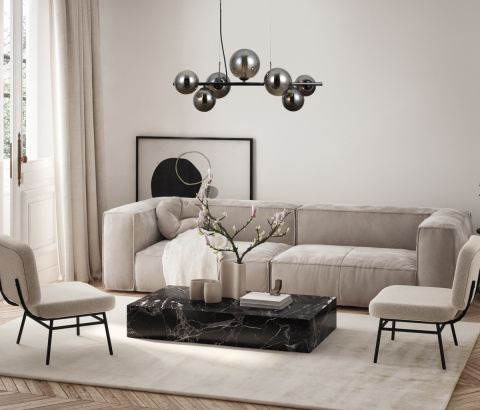 Lampa wisząca sufitowa CANELLO PND-406007-7A-BCR