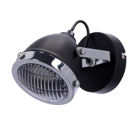 Crazy lampa kinkiet czarny 1x15w gu10 klosz bezbarwny Crazy lampa kinkiet czarny 1x15w gu10 klosz bezbarwny