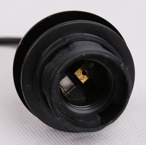 Lampa wisząca 3xE27 35cm czarno/brązowa Bistro 33-00576