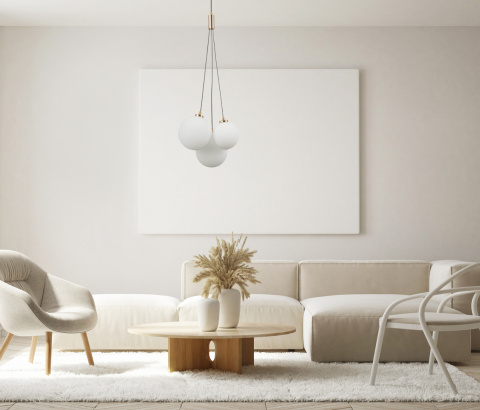 Lampa wisząca PERLOS PND-54456-3-HB