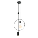 Lampa wisząca do korytarza, antresoli TROSTI PND-428892-BK