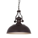 Lampa wisząca do kucni, salonu, loft czarna ROSALIA MDM-2646/1 BR+GD