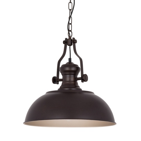 Lampa wisząca do kucni, salonu, loft czarna ROSALIA MDM-2646/1 BR+GD