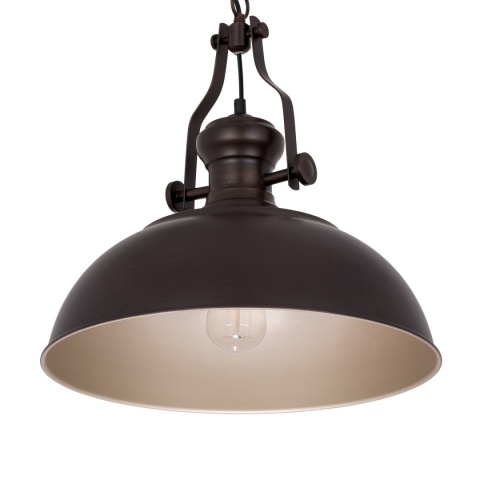 Lampa wisząca do kucni, salonu, loft czarna ROSALIA MDM-2646/1 BR+GD