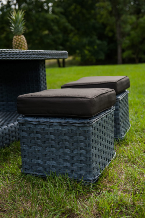 Zestaw mebli ogrodowych z technorattanu MAESTOSO