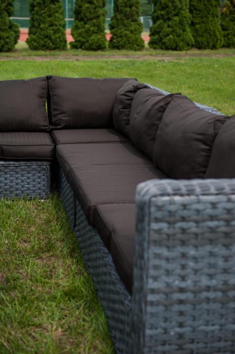 Zestaw mebli ogrodowych z technorattanu MAESTOSO