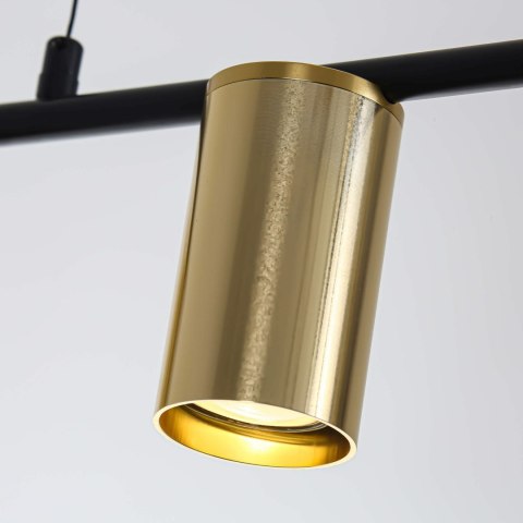 Lampa wisząca Arizona 9 czarny/złoty