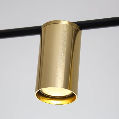 Lampa wisząca Arizona 9 czarny/złoty