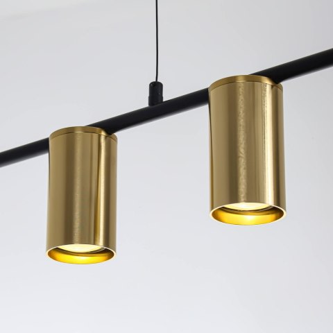 Lampa wisząca Arizona 9 czarny/złoty