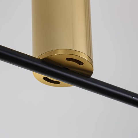 Lampa wisząca Arizona 9 czarny/złoty