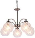 BAIDA LAMPA WISZ�CA SATYNOWY 5X60W E27 KLOSZ MATOWO TRANSPARENTNY