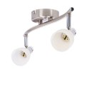 LAMPA ŚCIENNA CANDELLUX SELIA 92-69986 LISTWA G9 NIKIEL MAT/CHROM BIAŁY