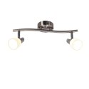 LAMPA ŚCIENNA CANDELLUX SELIA 92-69986 LISTWA G9 NIKIEL MAT/CHROM BIAŁY