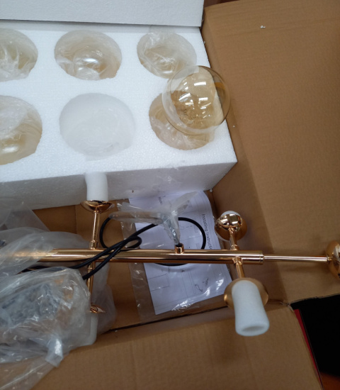 Lampa wisząca ERIMIDA PND-2244-8A-GD Italux