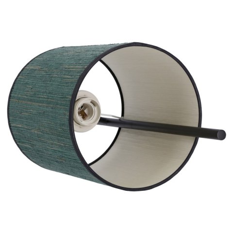 BENDI LAMPA ŚCIENNA KINKIET CZARNY, ABAŻUR ZIELONY 21-25296