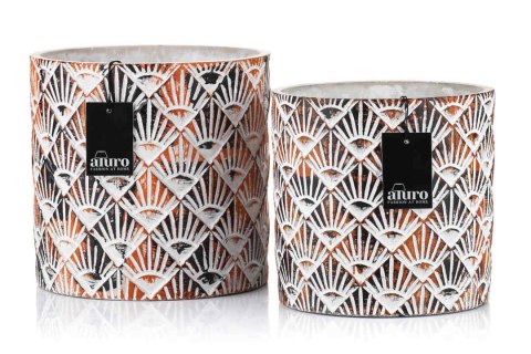 Doniczka, osłonka HIRAM _Aluro L walec