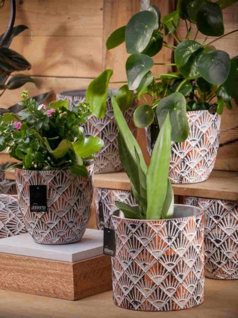 Doniczka, osłonka HIRAM _Aluro L walec