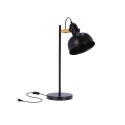 Lampa stołowa gabinetowa czarna E27 40W Reno 41-80066