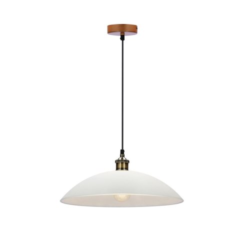 DEXTER 2 LAMPA WISZĄCA 1X60W E27 KLOSZ BIAŁY 31-20604
