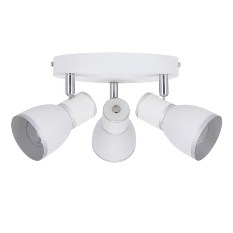 LAMPA SUFITOWA CANDELLUX FIDO 98-63397 PLAFON E14 BIAŁY+CHROM