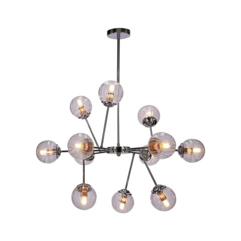 LAMPA SUFITOWA WISZĄCA CANDELLUX BEST 30-64806 E14 CHROM+MIEDŹ