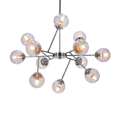 LAMPA SUFITOWA WISZĄCA CANDELLUX BEST 30-64806 E14 CHROM+MIEDŹ